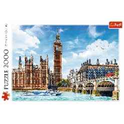 Trefl 27120 Big Ben London, England 2000 Teile Puzzle -Berühmter Spielzeug Geschäft 27120 front