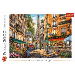 Trefl 27121 Dominic Davison Nachmittag In Paris 2000 Teile Puzzle -Berühmter Spielzeug Geschäft 27121 ruckseite