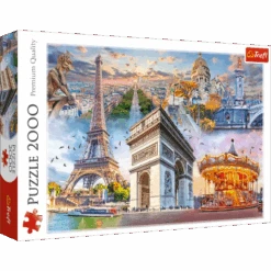 Trefl 27125 Wochenende In Paris 2000 Teile Puzzle