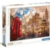 Clementoni 31807 Vintage London 1500 Teile Puzzle -Berühmter Spielzeug Geschäft 31807box