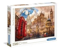 Clementoni 31807 Vintage London 1500 Teile Puzzle
