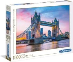 Clementoni 31816 Tower Bridge Sonnenuntergang High Quality Collection 1500 Teile