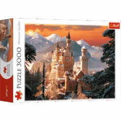 Trefl 33025 Winterliches Schloss Neuschwanstein, Deutschland 3000 Teile Puzzle