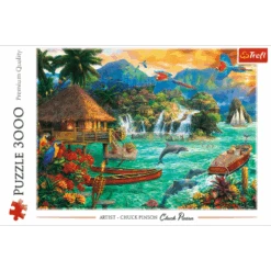 Trefl 33072 Leben In Island 3000 Teile Puzzle -Berühmter Spielzeug Geschäft 33072 150 p