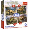 Trefl 34383 Dinosaurier 4in1 Puzzle
