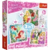 Trefl 34842 Disney Princess 3in1 Puzzle