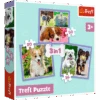 Trefl 34854 Hunde 3in1 Puzzle 2 Trefl 34854 Hunde 3in1 Puzzle -Berühmter Spielzeug Geschäft 34854 150 01