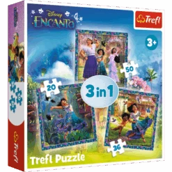 Trefl 34866 Disney Encanto 3in1 Puzzle