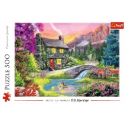 Trefl 37325 P.D. Moreno Bergidylle 500 Teile Puzzle -Berühmter Spielzeug Geschäft 37325 150 p
