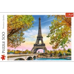 Trefl 37330 Romantisches Paris 500 Teile Puzzle -Berühmter Spielzeug Geschäft 37330 150 p