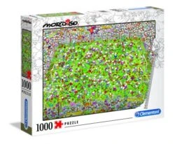 Clementoni 39537 Mordillo Das Fußballspiel 1000 Teile Puzzle
