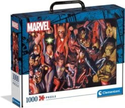 Clementoni 39675 Marvel 1000 Teile Brief Case Puzzle