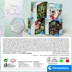 Clementoni 39720 Disney 100 Jahre Klassiker Filme 1000 Teile Puzzle -Berühmter Spielzeug Geschäft 39720.pt02