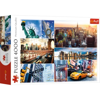 Trefl 45006 New York - Collage 4000 Teile Puzzle