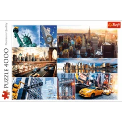 Trefl 45006 New York - Collage 4000 Teile Puzzle -Berühmter Spielzeug Geschäft 45006 150 p