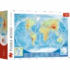 Trefl 45007 Große Physische Weltkarte 4000 Teile Puzzle -Berühmter Spielzeug Geschäft 45007 150 01