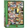 EuroGraphics 6000-0755 Reise Um Die Welt 1000-Teile Puzzle -Berühmter Spielzeug Geschäft 6000 0755