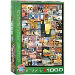 EuroGraphics 6000-0755 Reise Um Die Welt 1000-Teile Puzzle