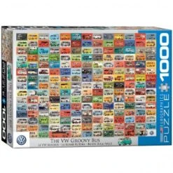 Eurographics 607834 Bunte Bulli Welt 1000 Teile Puzzle