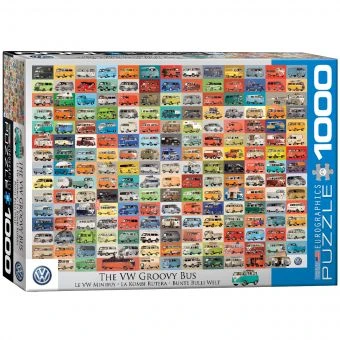 Eurographics 607834 Bunte Bulli Welt 1000 Teile Puzzle 3 Eurographics 607834 Bunte Bulli Welt 1000 Teile Puzzle