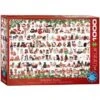 EuroGraphics 6000-0939 Weihnachtshunde 1000 Teile Puzzle -Berühmter Spielzeug Geschäft 6000 0939