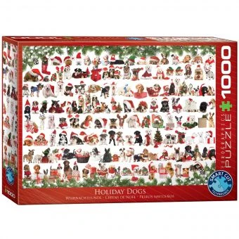 EuroGraphics 6000-0939 Weihnachtshunde 1000 Teile Puzzle 3 EuroGraphics 6000-0939 Weihnachtshunde 1000 Teile Puzzle