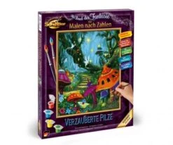 Schipper 609240868 Verzauberte Pilze Malen Nach Zahlen 24x30cm