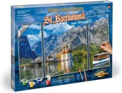 Schipper 609260841 St. Bartholomä Am Königssee Malen Nach Zahlen Triptychon