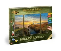 Schipper 609260886 Malen Nach Zahlen Triptychon An Irlands Küsten