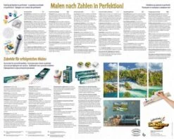 Schipper 609260888 Malen Nach Zahlen Triptychon Naturschauspiel Rheinfall -Berühmter Spielzeug Geschäft 609260888 2 002