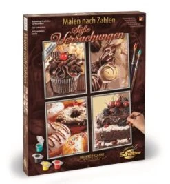 Schipper 609340791 Malen Nach Zahlen Süße Versuchungen Quattro