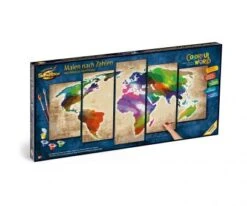 Schipper 609450856 Colorful World Malen Nach Zahlen Polyptychon