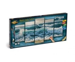 Schipper 609450865 Stürmische See Malen Nach Zahlen Polyptychon