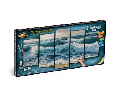 Schipper 609450865 Stürmische See Malen Nach Zahlen Polyptychon 3 Schipper 609450865 Stürmische See Malen Nach Zahlen Polyptychon