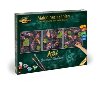 Schipper 609470860 Koi - Juwel Im Fischteich Malen Nach Zahlen 3 Schipper 609470860 Koi - Juwel Im Fischteich Malen Nach Zahlen