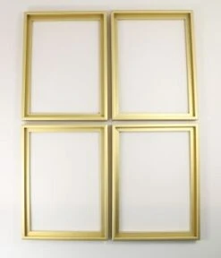 Alurahmen Gold-matt Für Quattro Malen Nach Zahlen Bilder Z.B. Schipper Süße Versuchungen