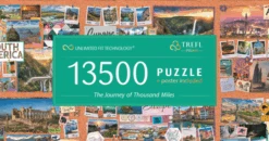 Trefl 81025 Die Reise Der Tausend Meilen 13500 Teile Puzzle -Berühmter Spielzeug Geschäft 81025 300 01 1000meilen front