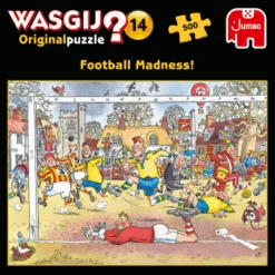 Jumbo 81805 Wasgij Original 14 Fußball Wahnsinn 500 Teile Puzzle -Berühmter Spielzeug Geschäft 81805 f 14