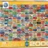 EuroGraphics 8220-0783 VW Bunte Bulli Welt 2000 Teile Puzzle -Berühmter Spielzeug Geschäft 8220 0783 box