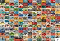EuroGraphics 8220-0783 VW Bunte Bulli Welt 2000 Teile Puzzle -Berühmter Spielzeug Geschäft 8220 0783 motiv
