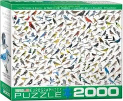 EuroGraphics 8220-0821 Die Welt Der Vögel 2000-teiliges Puzzle