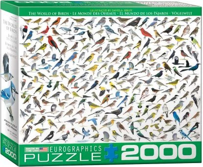 EuroGraphics 8220-0821 Die Welt Der Vögel 2000-teiliges Puzzle 3 EuroGraphics 8220-0821 Die Welt Der Vögel 2000-teiliges Puzzle