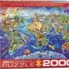 EuroGraphics 8220-5343 Crazy World 2000-teiliges Puzzle -Berühmter Spielzeug Geschäft 8220 5343