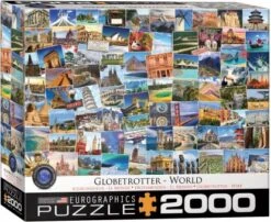 EuroGraphics 8220-5480 Globetrotter World 2000-teiliges Puzzle