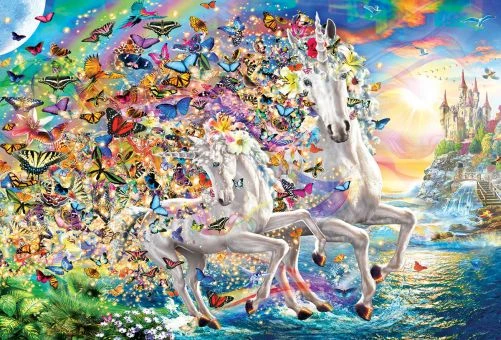 EuroGraphics 8220-5551 Unicorn Fantasy 2000-teiliges Puzzle 4 EuroGraphics 8220-5551 Unicorn Fantasy 2000-teiliges Puzzle – Bild 2