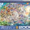 EuroGraphics 8220-5551 Unicorn Fantasy 2000-teiliges Puzzle -Berühmter Spielzeug Geschäft 8220 5551