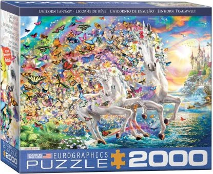 EuroGraphics 8220-5551 Unicorn Fantasy 2000-teiliges Puzzle 3 EuroGraphics 8220-5551 Unicorn Fantasy 2000-teiliges Puzzle