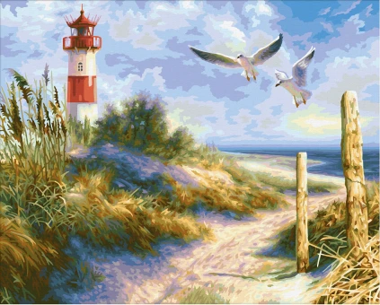 Schipper 609130884 Malen Nach Zahlen Dünenlandschaft Mit Leuchtturm 4 Schipper 609130884 Malen Nach Zahlen Dünenlandschaft Mit Leuchtturm – Bild 2
