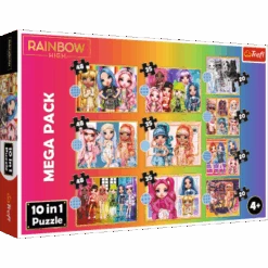 Trefl 96000 Rainbow High 10in1 Mega Pack Puzzle