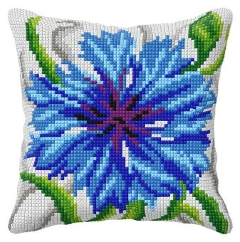 Orchidea 99008 Kreuzstichkissen Kornblume 3 Orchidea 99008 Kreuzstichkissen Kornblume
